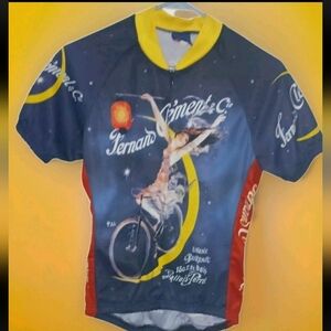 Unisex Vintage Cycling Jersey From The Retro Apparel Company/Sz XS
